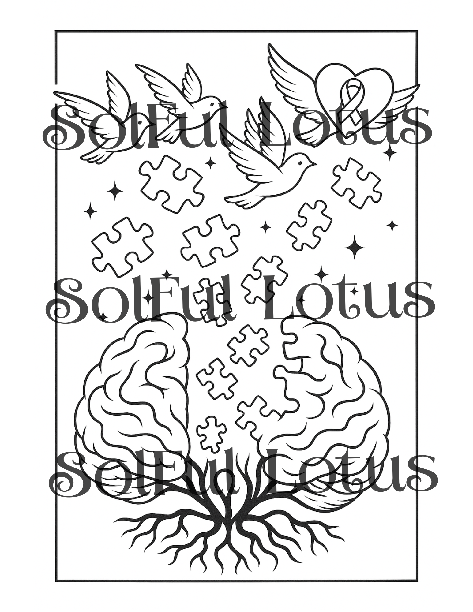 The Quiet Storm Within: Epilepsy Awareness Coloring Book